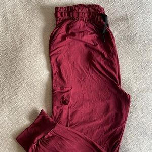 NWT Burgundy Joggers Brand New